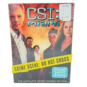 CSI Miami The Complete First Season DVD Box Set New Sealed Widescreen TV Show